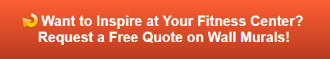 Free quote on fitness center wall graphics