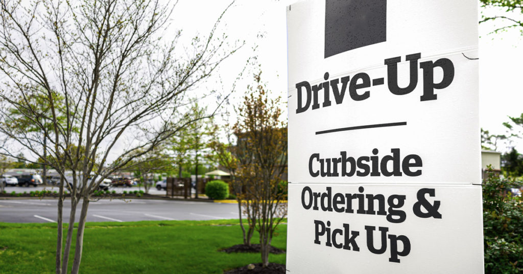Curbside Pickup Signs for Restaurants in Westchester County NY