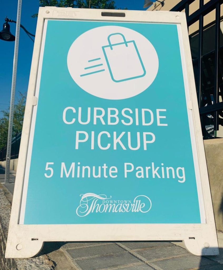 Curbside Pickup Signs for Retail Stores in Westchester County NY