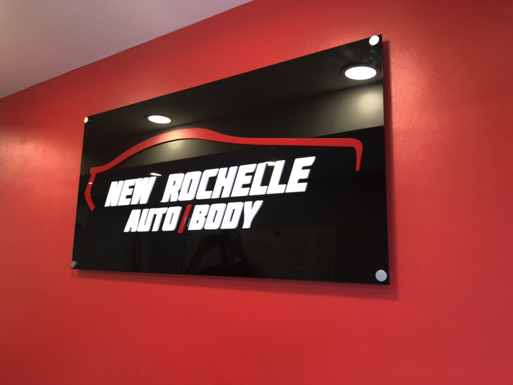 Acrylic panel lobby signs in New Rochelle NY