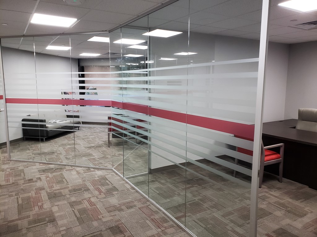 Interior Office Window Graphics in Westchester County CA