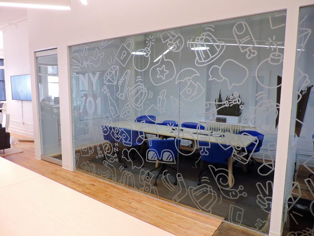 Interior Office Window Graphics in Westchester County NY