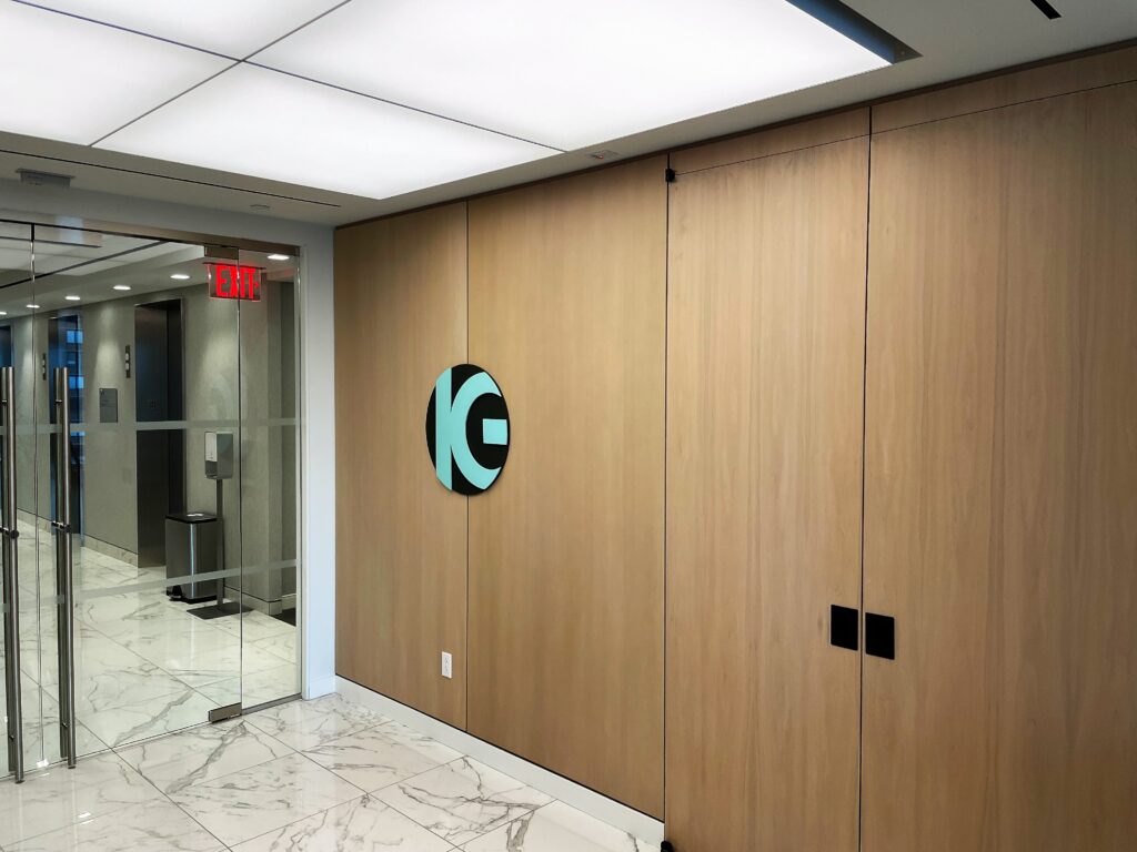 Corporate Lobby Signs in New York City