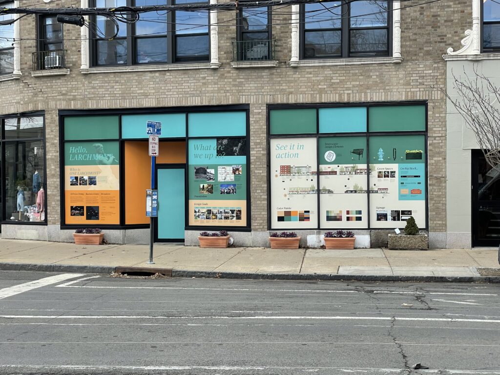 Informational Window Wraps in Larchmont NY